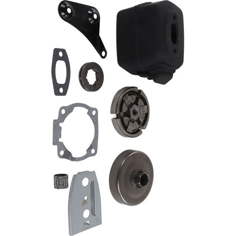 Pot d'échappement pour tronçonneuse, silencieux, accessoire de tambour d'embrayage pour Husqvarna 55 51 50 (1/5)