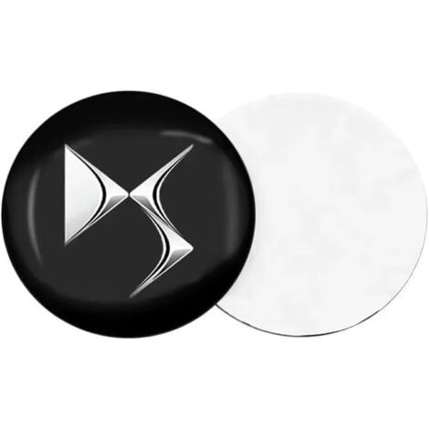 BUNTHAUS 4 Pièces Cache Moyeux Autocollants pour DS DS4S DS5 5LS DS3 DS4 DS6 DS7 DS9, Badge de Jante en Aluminium 3D Étanche, Insigne Emblème Centre de Roue pour Décoration Auto (1/5)