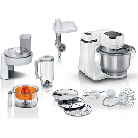 Robot de cocina Bosch MUM S2 EW40 blanco 3,8 L (1/5)