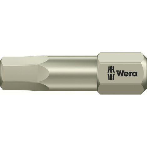 Wera 3840/1 TS 6KT-Bits, Edelstahl, Schlüsselweite (zöllig) 3/16", Länge 25 mm 10 Stk (1/5)