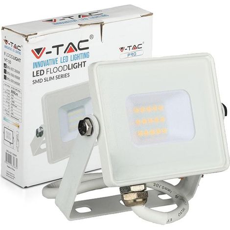V-TAC PRO VT-10-W Faro LED SMD Chip Samsung 10W Colore Bianco 6400K IP65 - SKU 429