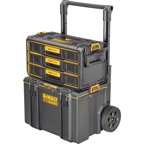 Dewalt Toughsystem 2.0 DS450 Rolling Mobile Tool Chest + 3 Drawer Organiser IP65 (1/5)