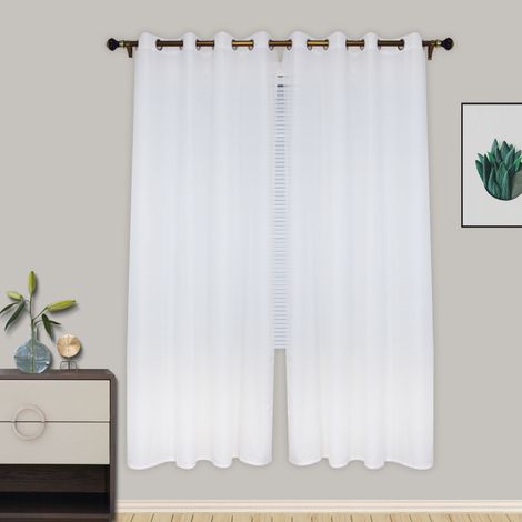 Rideau occultant pour salon, rideau isolant thermique, rideau à œillets, convient pour chambre et salon, lot de 2 (140 x 160 cm).