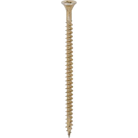 TIMCO C2 Strong-Fix Multi-Purpose Premium Countersunk Gold Woodscrews - 4.5 x 80