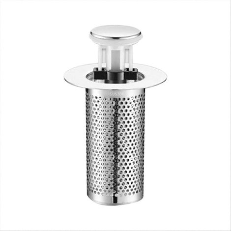 Waschbeckenstöpsel für Abflüsse mit einem Durchmesser von 1,3 bis 2,1 Zoll, mit herausnehmbarem Filter B (1/5)