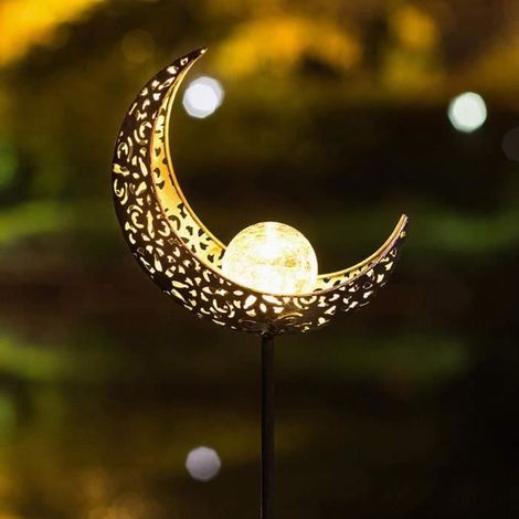 1 pièce Lampe Solaire Étanche Flamme LED, Lumière Chaude avec Globe en Verre, Décoration Extérieure Jardin Allée Pelouse