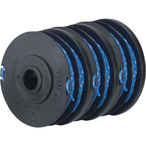 Lot de 3 bobines RYOBI pour coupe-bordures Rac123 (1/3)