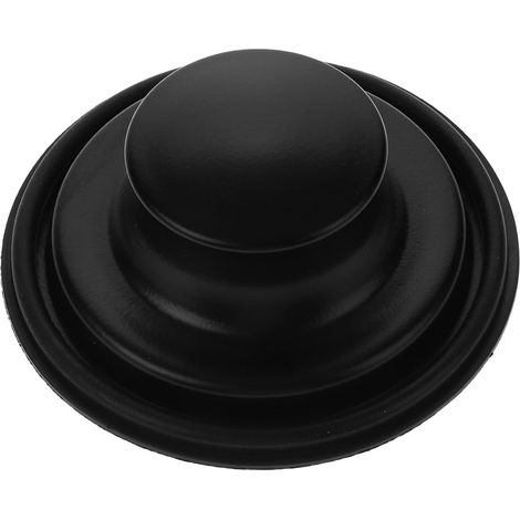 Bouchon de lavabo inox/silicone pour vasque et salle d'eau (1/5)