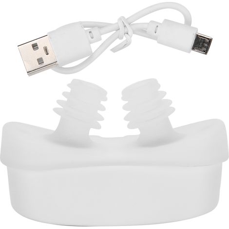 Appareil anti-ronflement électrique en silicone, purificateur d'air pour le sommeil, aide respiratoire nocturne (1/5)