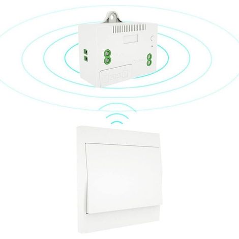 110-220V Interrupteur d'éclairage sans Fil et kit de récepteur Interrupteur Auto-alimenté Luminaire d'éclairage à télécommande (1/5)