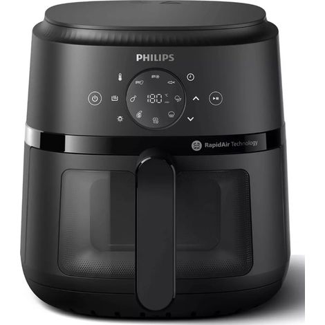 Friteuse sans huile - PHILIPS - NA220/00 - Airfryer Série 2000 4.2L - 13 modes de cuisson - fenêtre de cuisson - 1500W - Noir