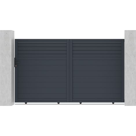 Puerta corredera de aluminio 3m CARPATIA 300C180 (1/4)
