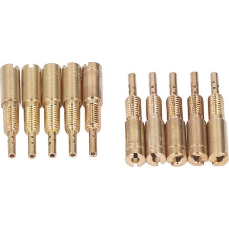 Leerlaufdüsensatz für Mikuni HS40 HSR42 HSR45 Vergaser - 10 Metallteile (1/5)