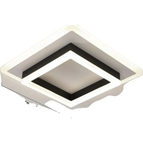 Plafonnier, Design Moderne, Économe en Énergie, A7011, noir, 21-30W, Lumière neutre (1/2)