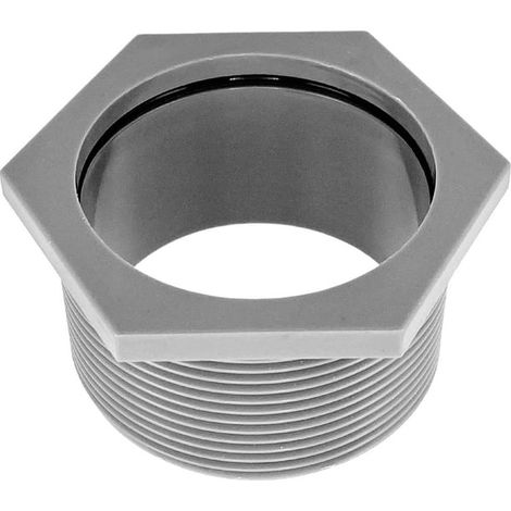 Adaptateur de vidage de douche fileté 2 pouces, compatible Oatey et autres drains 2", raccord fileté avec joint torique en caoutchouc, hauteur réglable pour drains linéaires et carrés (1/3)