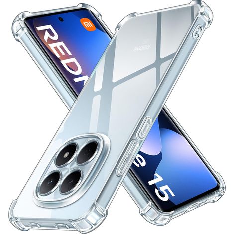 Custodia per Xiaomi Redmi Note 15 5G / Poco M8 5G, resistente alle cadute, trasparente (1/4)