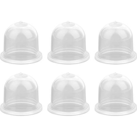 6pcs - Poire d'Amorçage - Ampoule de Pompe - Compatible Zama 0057003 0057004 0057025 - Pour Tronçonneuse et Coupe-Bordures - Transparent - 2,2x1,9cm (1/5)