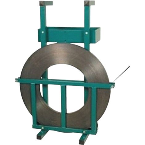 Porta rotolo modello per reggetta in ferro con larghezza da 13 a 32 mm