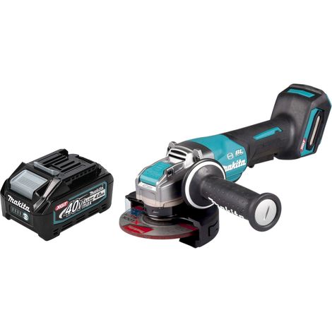 Makita GA 047 GM1 Smerigliatrice angolare a batteria 40 V max. 125 mm X-LOCK Brushless + 1x batteria ricaricabile 4,0 Ah - senza caricabatterie (1/5)