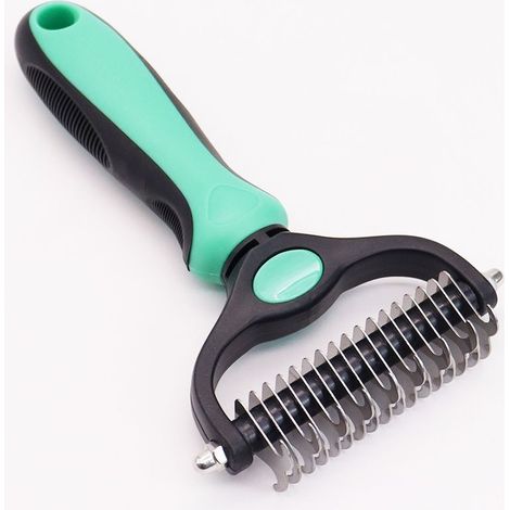 Brosse pour sous-poil pour chien et chat Peigne pour sous-poil à poils longs et courts Brosse d'épilation pour chien Brosse de toilettage (1/4)