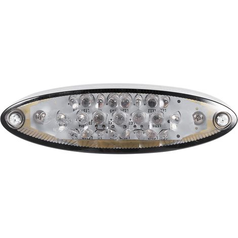 28 LEDs, getönte Kennzeichenbeleuchtung für Motorräder/ATVs mit Brems-/Blinkerlicht, Kennzeichenbeleuchtung (1/5)