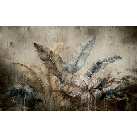 Papier peint panoramique - Plantes tropicales - 130 cm x 81 cm (1/2)