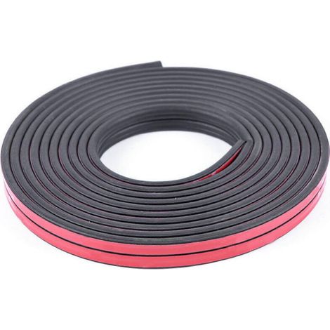 Burlete universal de goma para el borde de la puerta del coche, tipo B, de 5 m, con protección antipolvo y contra la intemperie. (1/5)