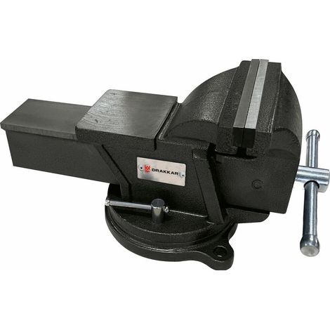 Stahlschraubstock mit Amboss um 360° drehbare Basis - 15991