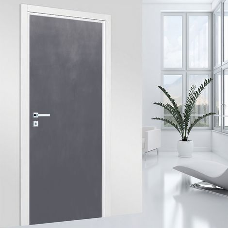 Stickers pour porte - Couleur tendance - 83 x 205 cm - Adhésif MAT (1/2)