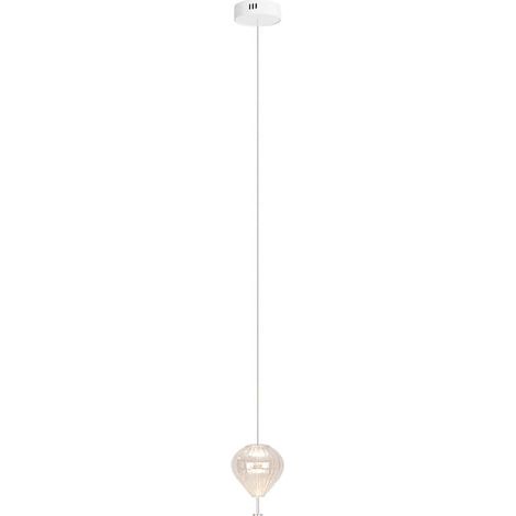 Suspension moderne blanche boule verre LED 6W Maxlight (1/3)