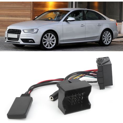 Accessoires auto : câble audio AUX, adaptateur microphone Bluetooth 5.0 pour Audi A3 A4 A2 TT (N° 11) (1/5)