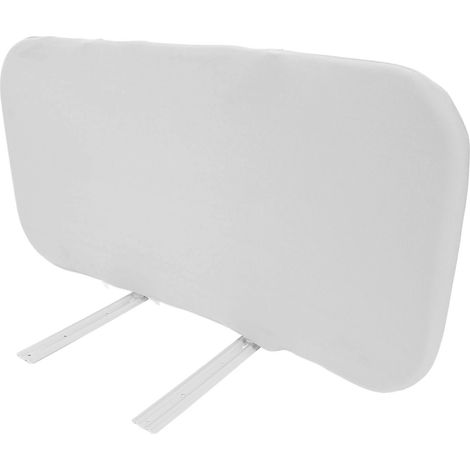 Barrière de lit de sécurité pour tout-petits, anti-chute, réglable en hauteur, portable et pliable, pour lits bébé et lits doubles, grise (1/5)