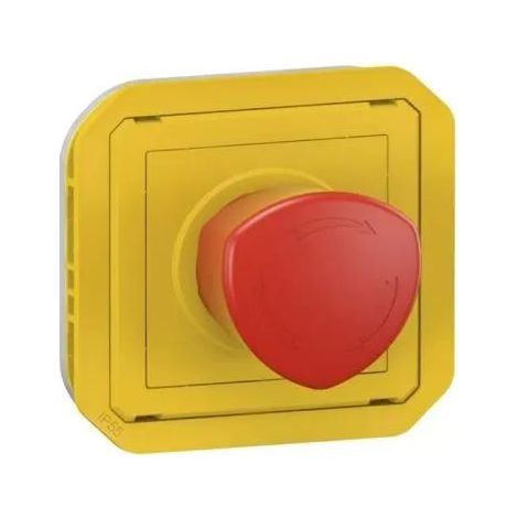 Legrand Plexo Pulsador de emergencia Amarillo Estanco IP55