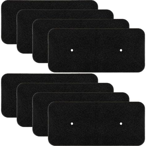 Filtre Éponge - 8 Pièces - Mousse Haute Densité - Pour Sèche-linge Pompe à Chaleur Candy Hoover - 275x125x10 mm (1/5)
