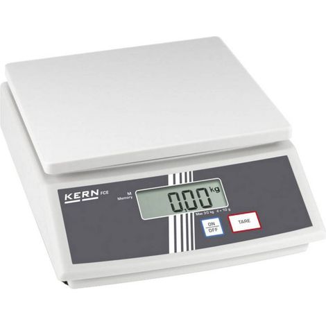 Báscula de cocina Kern fce 6k2n capacidad 6 kg pantalla grande