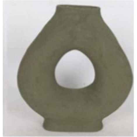 Vaso a cerchio crmq verde brea h27 - Atmosphera créateur d'intérieur (1/2)