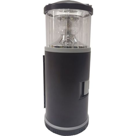 LED Campinglampe Multifunktionales Werkzeug und Outdoor Angelzubehör für Camping, Wandern und mehr Schwarz (1/5)