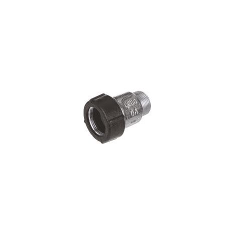 Raccord mâle à compression 40/49 pour tubes acier et PE GEBOQUICK