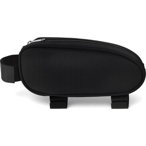 Bolsa para cuadro de bicicleta - Bolsa triangular para bicicleta - Almacenamiento esencial - Cremallera impermeable - 24 cm de largo - Negra (1/5)