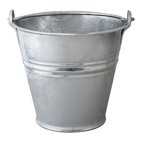 Nogent 3 Estrellas Cubo Metálico Galvanizado 10 Litros
