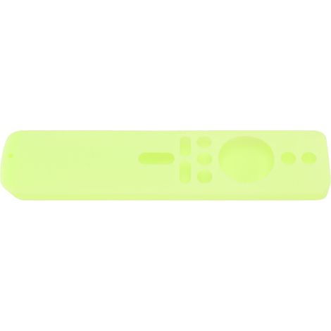 Schutzhülle aus Silikon für die Xiaomi TV Stick 4K Fernbedienung, rutschfest und mit Trageschlaufe, fluoreszierend grün (1/5)