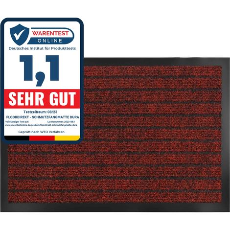 Schmutzfangmatte Dura Rot 40 x 60 cm