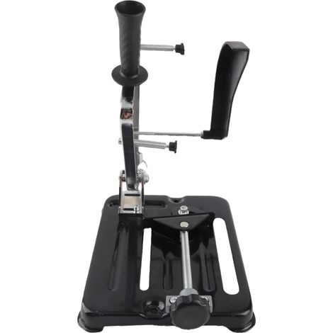 Support fixe en fer pour meuleuse d'angle, fixation stable et précise, compatible avec les meuleuses d'angle de 100 et 125 mm. (1/5)