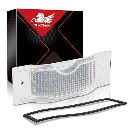 Éclairage de plaque d'immatriculation LED Feu Plaque Sans Erreur 6000K Blanc Ampoule Compatible avec A/B II/III NV300 (1/5)