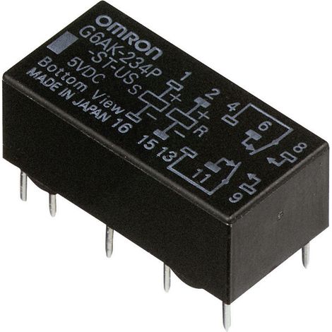 Omron G6AK-274P-ST-US 24 VDC Printrelais 24 V/DC 2 A 2 Wechsler 1 St.