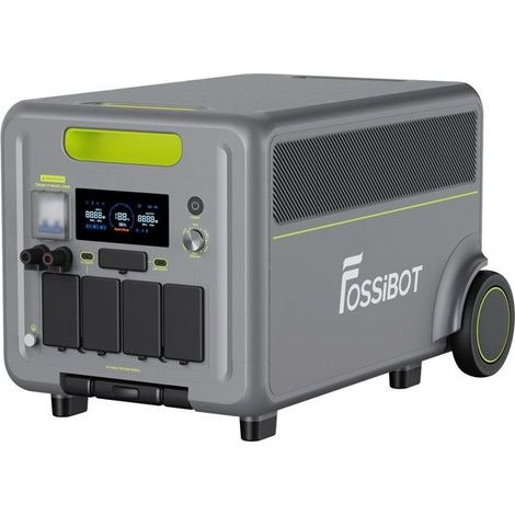 Generatore elettrico portatile - FOSSIBOT - F7200 - 5222Wh LiFePO4 - 7200W (9000W di picco) - Ricarica rapida