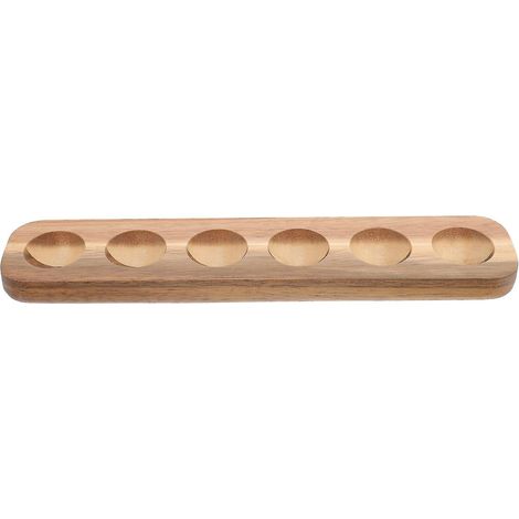 Plateau à œufs en bois, étagère à œufs en bois, support à œufs pour la maison ou le bureau (1/3)