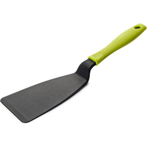 Ibili/spatola di plastica/Nylon Turner, Nero/Verde, 32 x 10 cm