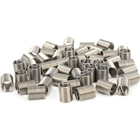 50 inserts filetés mâles et femelles réducteurs, outil de réparation d'écrous, fixation en acier inoxydable M10x1x2,5D (1/5)