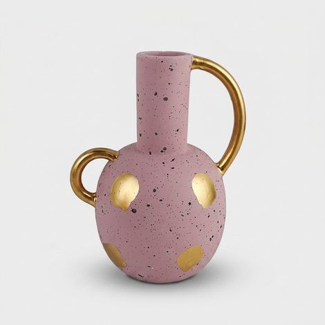 Vaso piccolo decorativo in ceramica Pink&Cozy (1/2)